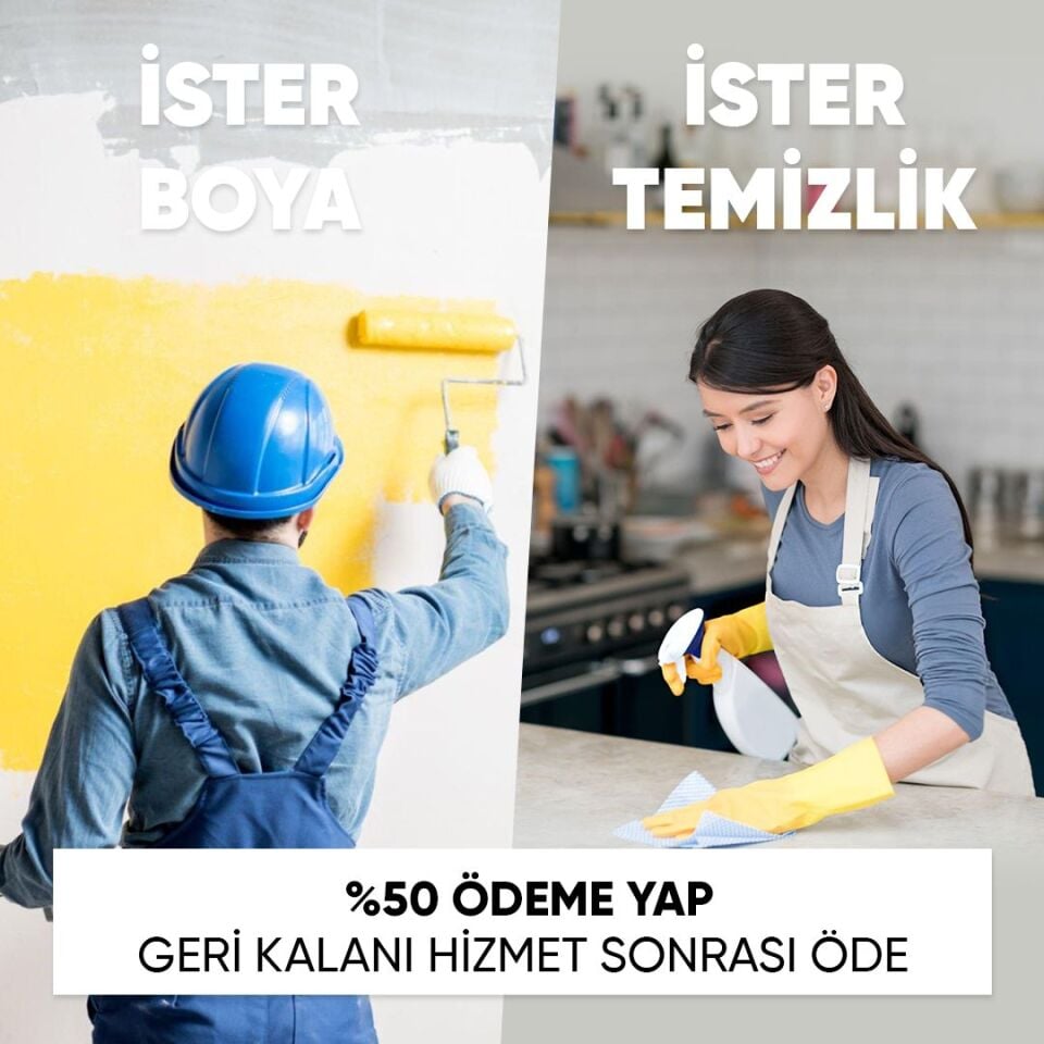 1+1 DAİRE BOYAMA – KEŞİFLİ HİZMET